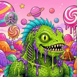 Oozlings #4213, Swamp Fish · Candy Planet