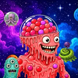Oozlings #4236, Mutated Gumball Brain · Void Nebula