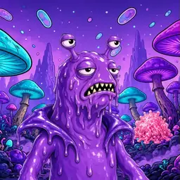 Oozlings #4280, Slug · Fungus Forest