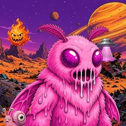 Oozlings #4337, Mutant Moth · Ship Junkyard