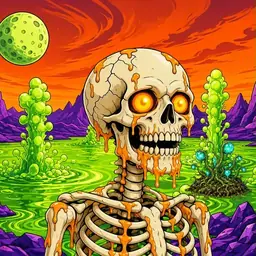Oozlings #435, Skull · Acid Lake