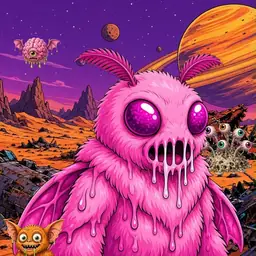 Oozlings #4362, Mutant Moth · Ship Junkyard