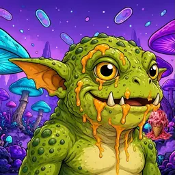 Oozlings #4367, Toad Goblin · Fungus Forest