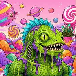 Oozlings #4371, Swamp Fish · Candy Planet