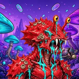 Oozlings #4373, Crab · Fungus Forest