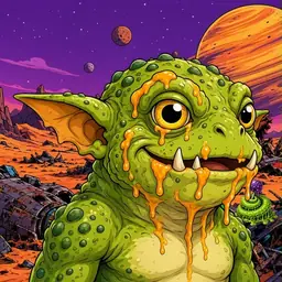Oozlings #4386, Toad Goblin · Ship Junkyard