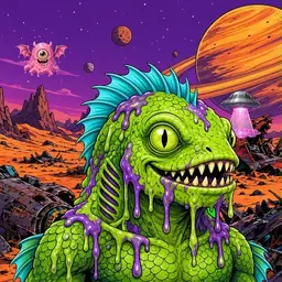 Oozlings #4393, Swamp Fish · Ship Junkyard