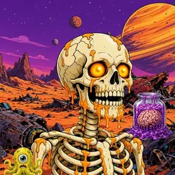 Oozlings #4398, Skull · Ship Junkyard