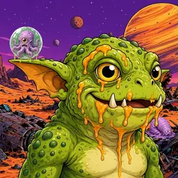 Oozlings #4409, Toad Goblin · Ship Junkyard
