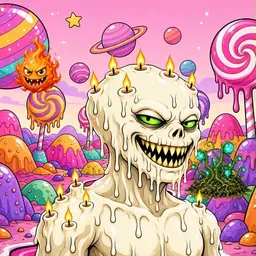 Oozlings #4431, Candle Wax · Candy Planet