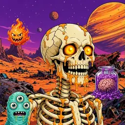 Oozlings #4470, Skull · Ship Junkyard