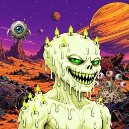 Oozlings #4471, Mutated Candle Wax · Ship Junkyard