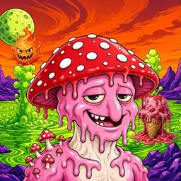 Oozlings #4481, Mushroom Head · Acid Lake