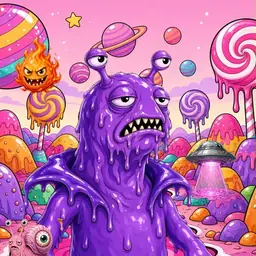 Oozlings #4488, Slug · Candy Planet
