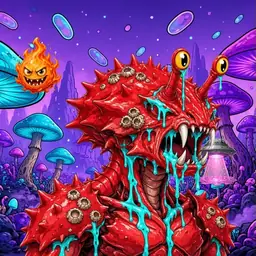 Oozlings #4514, Crab · Fungus Forest