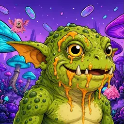 Oozlings #4531, Toad Goblin · Fungus Forest