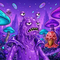 Oozlings #4627, Slug · Fungus Forest