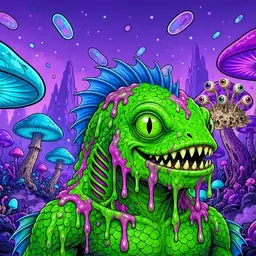 Oozlings #4657, Mutated Swamp Fish · Fungus Forest