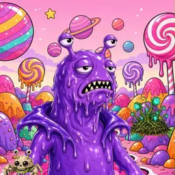 Oozlings #4670, Slug · Candy Planet