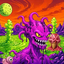 Oozlings #4678, Squid · Acid Lake