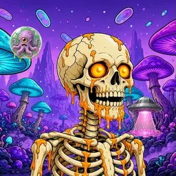 Oozlings #4696, Skull · Fungus Forest