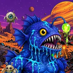 Oozlings #4726, Anglerfish · Ship Junkyard