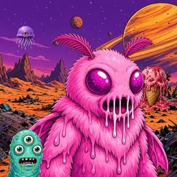 Oozlings #4730, Mutant Moth · Ship Junkyard