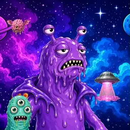 Oozlings #4750, Slug · Void Nebula