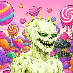 Oozlings #4751, Mutated Candle Wax · Candy Planet