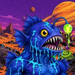 Oozlings #4753, Anglerfish · Ship Junkyard