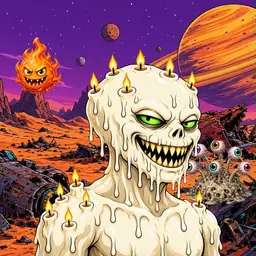 Oozlings #476, Candle Wax · Ship Junkyard