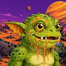Oozlings #4760, Toad Goblin · Ship Junkyard