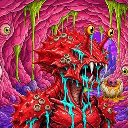 Oozlings #4775, Crab · Flesh Cave