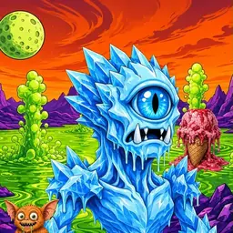 Oozlings #4777, Ice Cyclops · Acid Lake