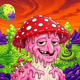 Oozlings #4803, Mushroom Head · Acid Lake