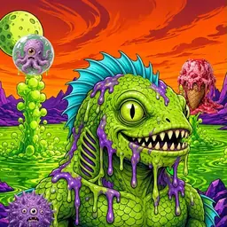 Oozlings #481, Swamp Fish · Acid Lake