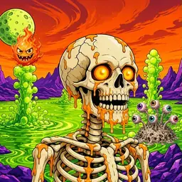 Oozlings #4812, Skull · Acid Lake