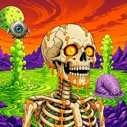 Oozlings #4833, Skull · Acid Lake