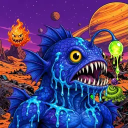 Oozlings #4852, Anglerfish · Ship Junkyard
