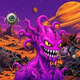Oozlings #4870, Squid · Ship Junkyard