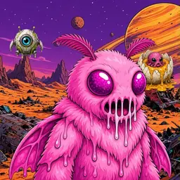 Oozlings #4889, Mutant Moth · Ship Junkyard