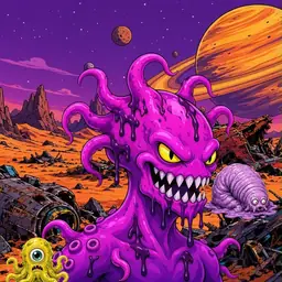 Oozlings #4904, Squid · Ship Junkyard