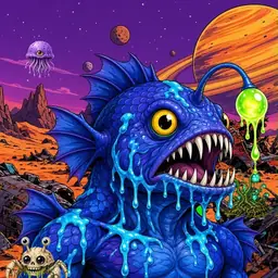 Oozlings #4914, Anglerfish · Ship Junkyard