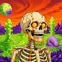 Oozlings #4916, Skull · Acid Lake