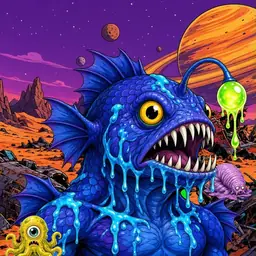 Oozlings #4918, Anglerfish · Ship Junkyard
