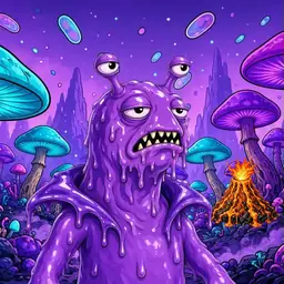 Oozlings #4922, Slug · Fungus Forest