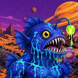 Oozlings #4928, Anglerfish · Ship Junkyard