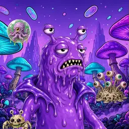 Oozlings #4930, Slug · Fungus Forest