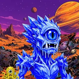 Oozlings #4933, Mutated Ice Cyclops · Ship Junkyard