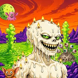 Oozlings #4960, Candle Wax · Acid Lake